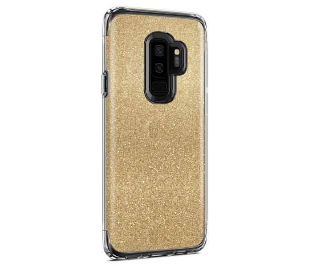 Etui Slim Armor Crystal Glitter do Samsung Galaxy S9+ złote - 424920 - zdjęcie 4